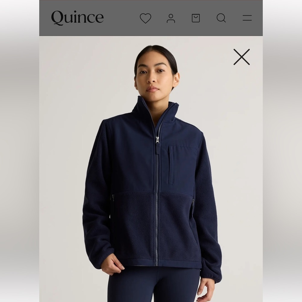 Polar Fleece Full-Zip Jacket Sz S  keep warm and cozy